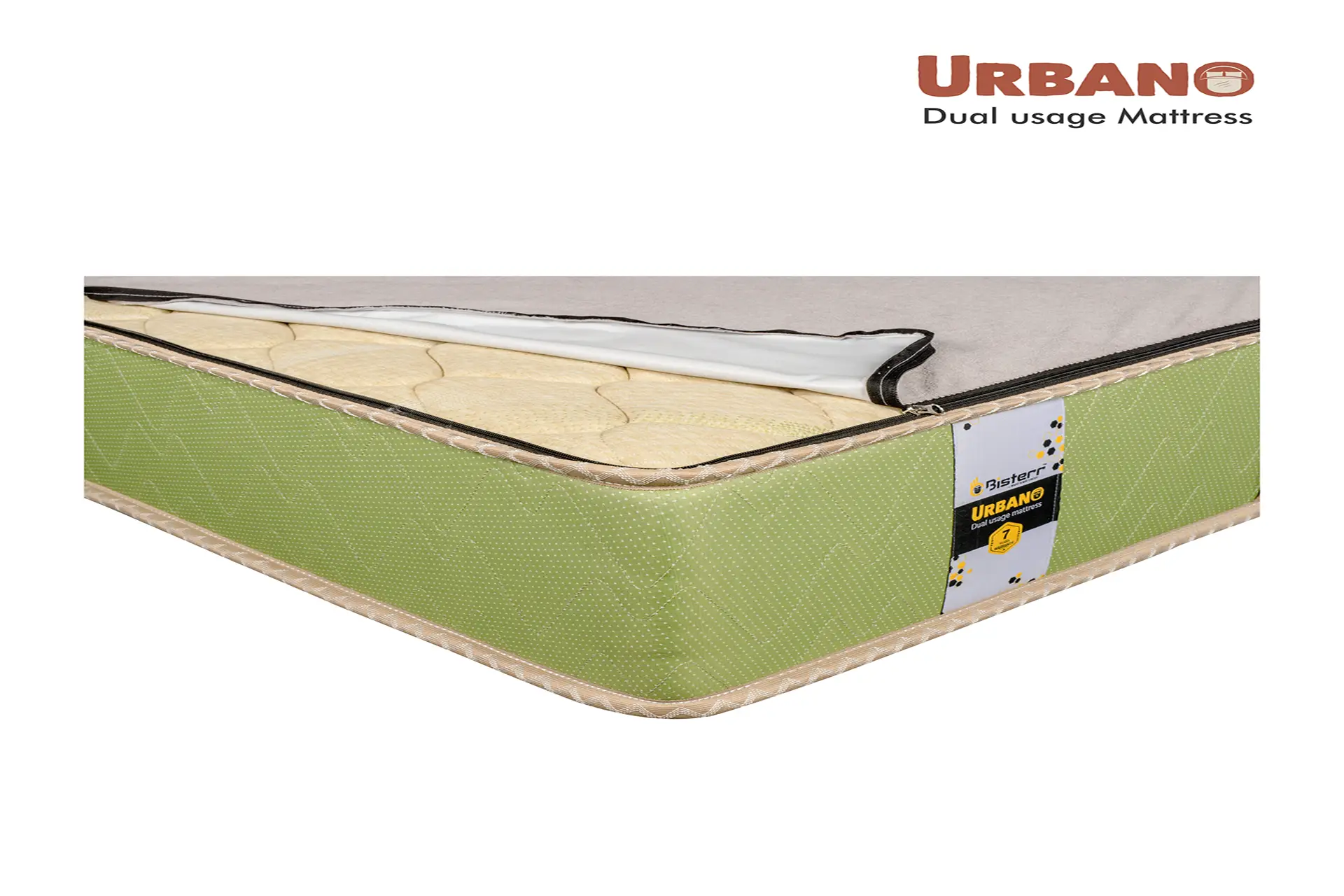 URBANO A Perfect Combination HardSoft Mattress In Gandhinagar